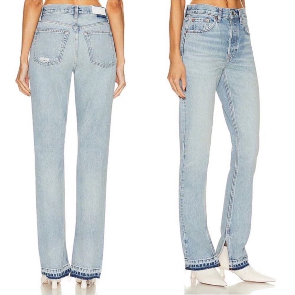 RE/DONE 70S HIGH RISE SKINNY BOOT JEAN in SKID sz 30